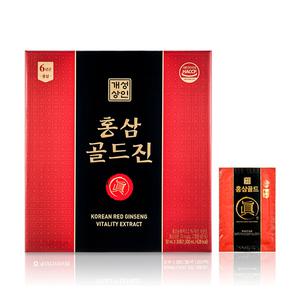 개성상인 홍삼 골드진 50ml, 30입, 1개 + 쇼핑백, 1개