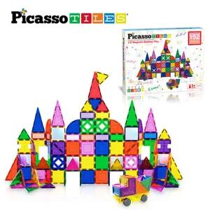 [비노출][피카소타일] 자석블럭 마그네틱빌딩 타일152PCS_PT152 + 32PCS