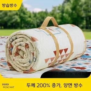 두꺼운돗자리 방수 매트 감성 푹신한 휴대용 두꺼운 피크닉매트 방습 캠핑 나들이