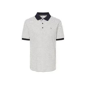 헤지스 남성 25SS SOFT COTTON 크림 스트라이프 반팔 카라 티셔츠 HZTS5B435CR 1730883