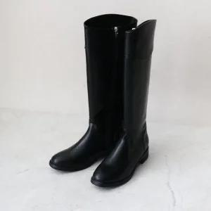베일리 컴포트 쿠션 레더핏 가보시 롱부츠 3CM RA-9053