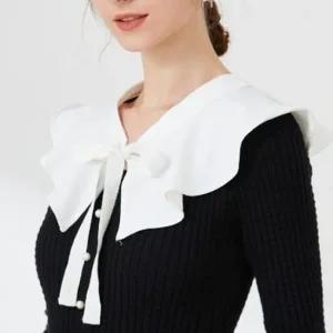 세일러 페이크 DO4545 카라 레이스셔츠 레이스카라 불라우스카라 넥케이프 페이크카라