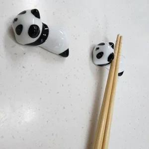 팬더 숟가락 도자기 젓가락 받침대_22926866
