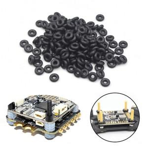 50pcs M2 M3 O 모양 실리콘 고무 와셔 충격 흡수 장치 F3 F4 Flytower 비행 컨트롤러 RC Drone 용 방진 댐