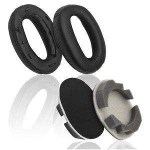 소니 Wh-1000xm2 Mdr-1000X 헤드폰 교체 용 이어 패드 쿠션 소프트 단백질 가죽 메모리 스폰지 귀마개 새