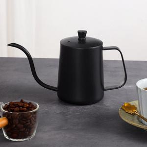 모던 블랙 브루잉 커피 핸드 드립 포트 600ml 홈카페 주전자 커피용품