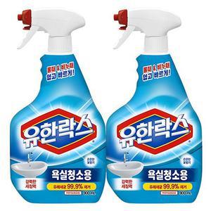 유한락스 욕실청소용 세정제 900ml 2개