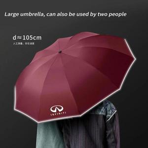 인피니티 차량용 완전 자동 반사 태양 우산 역방향 접이식 햇빛가리개 액세서리 QX30 Q50 Qx70 Qx56 Fx35 E