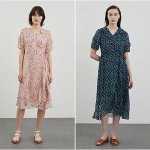[갤러리아] 올리비아로렌 쉬폰 프린트 드레스 VOBOA4M4411