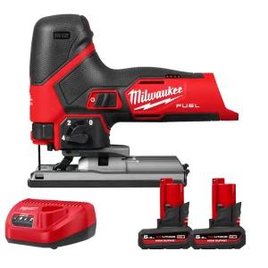 밀워키 M12 FJS-502 충전 직쏘 12V 5.0Ah 고출력 배터리 2개 세트
