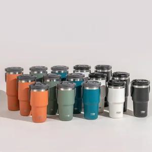 보온보냉 스텐텀블러 이중진공 차량용600ml 핸드홀더 휴대용 3가지용량