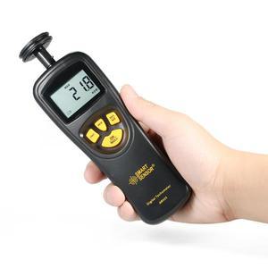 스마트 센서 휴대용 접촉 LCD 디지털 타코미터 속도계 넓은 측정 범위 0.5 에서 19999 RPM