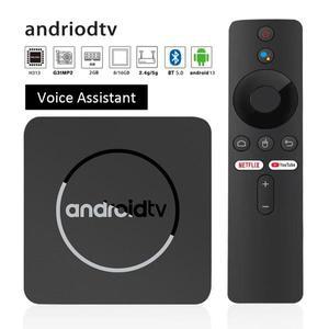 스마트 안드로이드 TV 박스 8K  HD 구글 보이스 어시스턴트 미디어 플레이어 올위너 2GB 샤오미