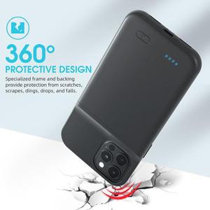 iPhone 12 13 14 15 Pro Max Plus Mini 11 용 배터리 케이스 Extenal 충전 PowerBank