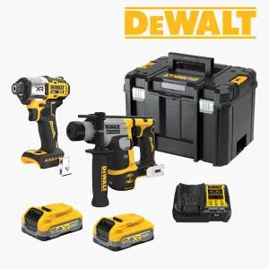 디월트 DCK2145S2T 충전 파워스텍 20V 3.5Ah 콤보세트 (임팩트 드라이버 + 햄머드릴)