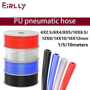 1 5 10 미터 호스 파이프 에어 튜브 가스 공압 PU 플라스틱  4mm 6mm 8mm 10mm
