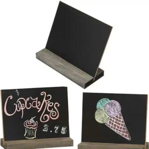 블랙보드 POP 15.3 x 12.7cm 블랙 보드 칠판 매장 가게 이젤 미니 테이블 쇼카드 쇼케이스