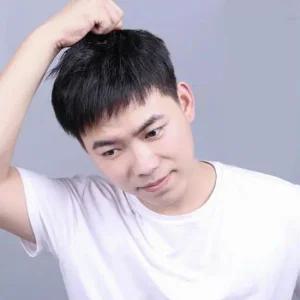남자가발 용 앞머리 남성가발 붙임머리 자연스러운 가 남자가발 남성가발 부분가발 남자부분가발 맞춤가발