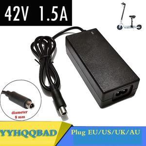 배터리 충전기 전원 공급 어댑터 RCA8MM 커넥터 포함 36V 리튬 팩용 42V 1.5A