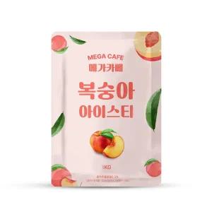 메가카페 복숭아 아이스티 파우더 1kg