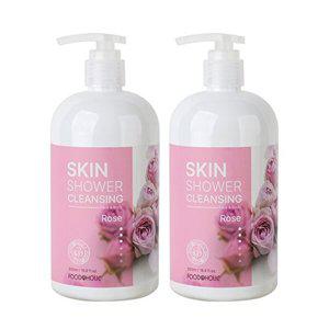 [푸드어홀릭](1+1)푸드어홀릭 로즈 스킨샤워 클렌징 500ml