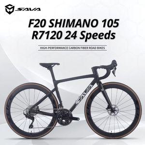 학생자전거 SAVA F20 로드 바이크 카본 레이싱 완전 자전거 최신 시마노 R7120 2