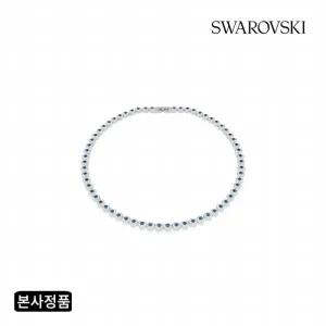 [/본사정품] Una Angelic Tennis 블루 로듐 목걸이 5733402