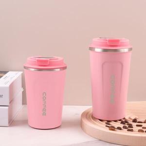 스마트 커피 텀블러 510ml 스테인레스 스틸 보온병 컵 휴대용 로프 스마트 온도 디스플레이 여행 머그잔
