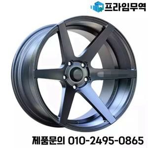 4PCS 2022 뜨거운 판매 주조 매트 블랙 합금 바퀴 17 18 인치 5 구멍 6 VW Honda Lexus
