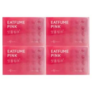 잇퓸 입냄새 구강 청결제 세정제 구취 제거제 먹는 가글 캡슐 핑크 130mg x 24캡슐 4개 / 써클