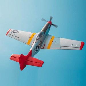 Blue Arrow 850mm P51 머스탱 고정익 원격 제어 제2차 세계 대전 현실적인 조립 초보자 보급형 항공기 모델 RTF