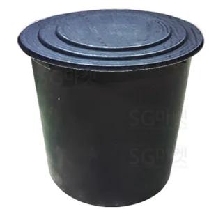 고래통 450L + 뚜껑 / 고무다라이 농약다라이 물탱크 농약통 대형대야 김치통