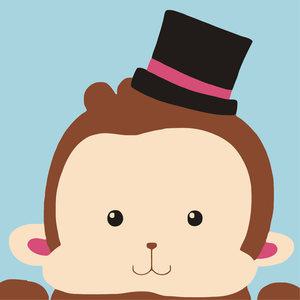 피포페인팅 HP10108 몽키 그림그리기세트 미니 20x20