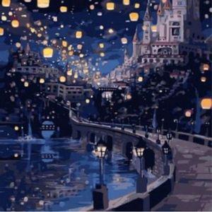 피포페인팅GX5243 Night festival size 40*50cm