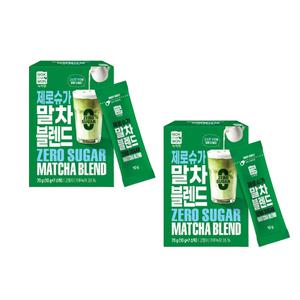 녹차원 제로슈가 녹차라떼 말차 블렌드 추천 7T X 2