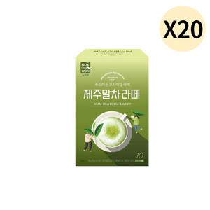 녹차원 녹차라떼 제주말차라떼 음료 대용량 10T X 20