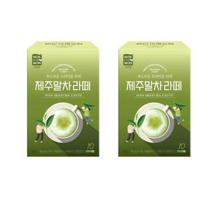 녹차원 녹차라떼 제주말차라떼 음료 홈카페 10T X 2