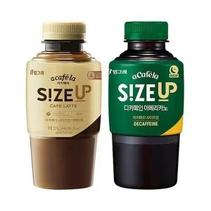 빙그레 아카페라 사이즈업 카페라떼10개 디카페인10개 350ml 20개