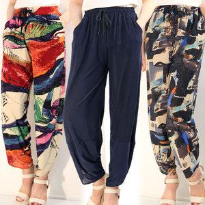 까실이 쿨(COOL)팬츠 항아리 몸빼바지 빅사이즈 엄마옷 편한 작업복 할머니옷 배기 와이드