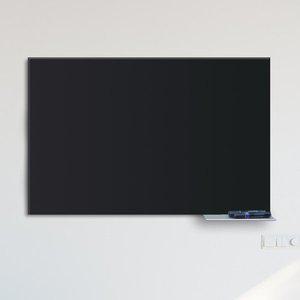 [레디앙]난반사 유리칠판 900X600mm_(눈부심방지) 강의실 공부방 칠판 벽걸이 노프레임 블랙 화이트 하...