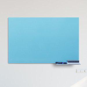 [레디앙]난반사 유리칠판 900X600mm_(눈부심방지) 강의실 공부방 칠판 벽걸이 노프레임 블랙 화이트 하...