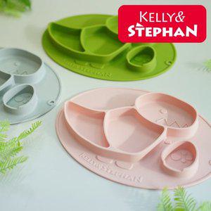 [ 켈리앤스테판]켈리앤스테판 실리콘 공룡 흡착 유아식판