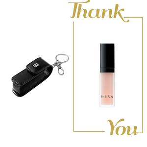 헤라 블랙 키링 & 헤라 실키 립 트리트먼트 4g 세트