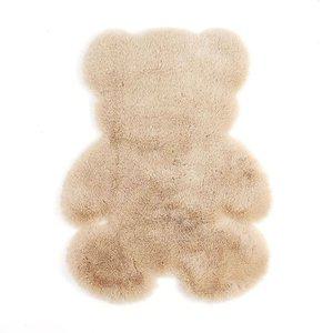 고품질 곰돌이 카페트 브라운 45x60cm 소형 디자인 바닥 아이방 논슬립 (WFHS370)