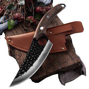 고품질 B낚시 캠핑용 휴대용 뼈칼 식도 다용도 등산칼 나이프 (WFHU8AM)