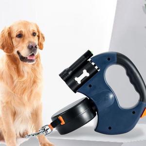 트윈 리드줄심플 강아지 두마리 다견 목줄 야간산책 LED