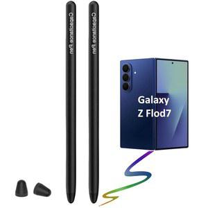 갤럭시 Z 폴드 7 5G 휴대폰용 스타일러스 펜, 듀얼 내부 및 외부 화면 지원, AMZ 파이어 맥스 11 펜용 스타일러스, HD 8 10 태블릿 터치스크린 펜 블랙 2개