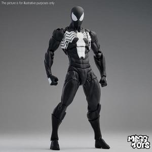 16cm MESS TOYS 블랙 니어비어 심비오틱 스파이더맨 베놈 슈트 조인트 액션 피규어 수집 데스크탑 장식품