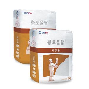 유니온 황토몰탈 천연 친환경 황토 몰탈 25kg