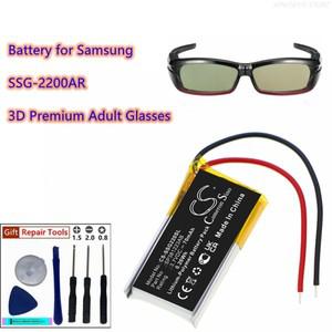 삼성 호환 SSG-2200AR BN81-04794A용 3D 프리미엄 성인 안경 배터리 3.7V/70mAh SP381223AB